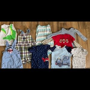 Bundle of baby boy 12 month clothing